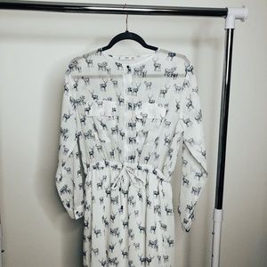 Printed shirt Dress MANGO